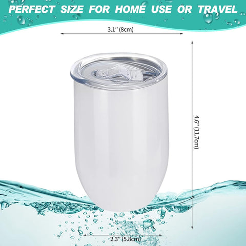 Stainless Steel Insulated Mug  with Spill-Proof Sliding Lid for Coffee Cocktails Drinks 12oz