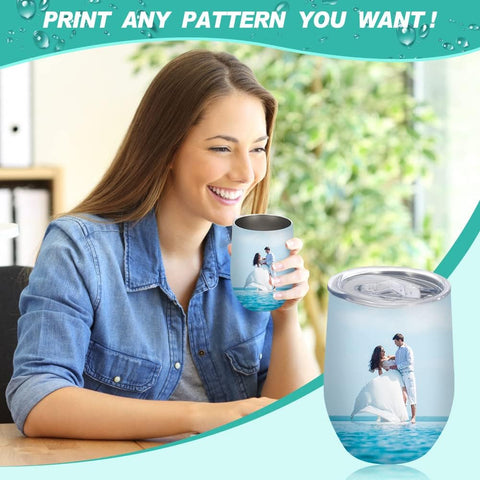 Stainless Steel Insulated Mug  with Spill-Proof Sliding Lid for Coffee Cocktails Drinks 12oz