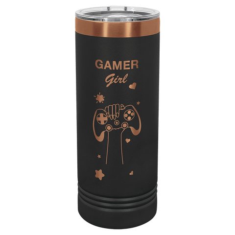 Polar Camel 22 oz. Prism/Rose Gold Skinny Tumbler