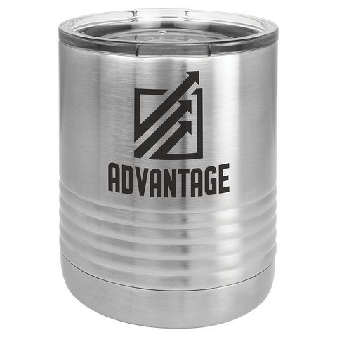 Polar Camel 10 oz. Vacuum Insulated Ringneck Tumbler with Clear Lid