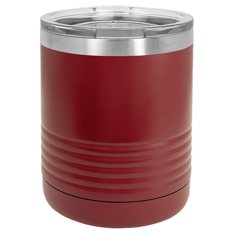 Polar Camel 10 oz. Vacuum Insulated Ringneck Tumbler with Clear Lid