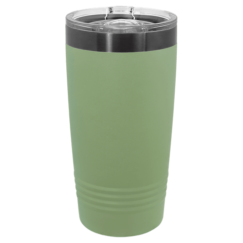 Polar Camel 20 oz. Ghost Black ION-Plated Ringneck Tumbler with Slider Lid