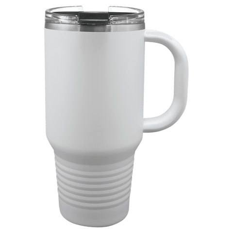 Polar Camel 32 oz. Travel Mug with Snap Lid and Straw