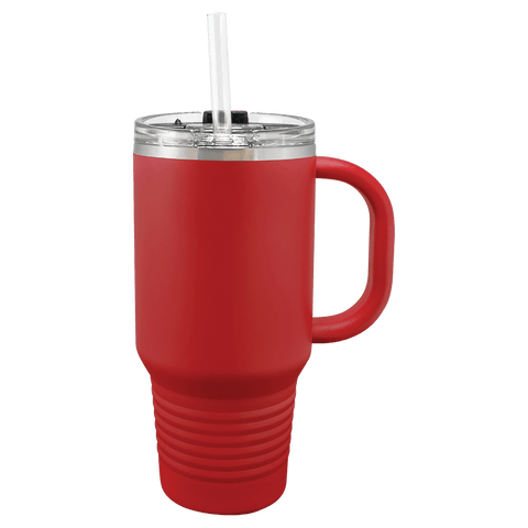 Polar Camel 32 oz. Travel Mug with Snap Lid and Straw