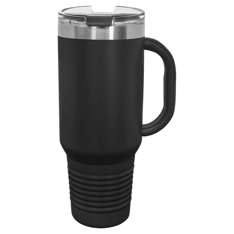 Polar Camel 40 oz.  Travel Mug with Handle & Straw