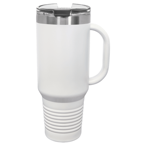 Polar Camel 40 oz.  Travel Mug with Handle & Straw