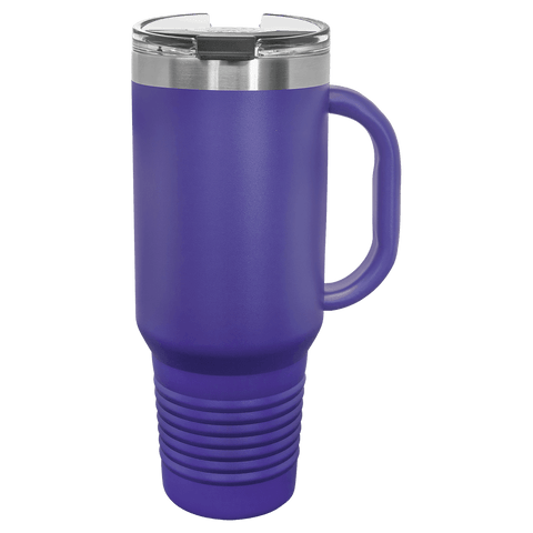 Polar Camel 40 oz.  Travel Mug with Handle & Straw