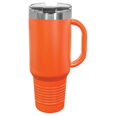 Polar Camel 40 oz.  Travel Mug with Handle & Straw