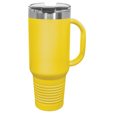 Polar Camel 40 oz.  Travel Mug with Handle & Straw