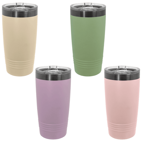 Polar Camel 20 oz. Ghost Black ION-Plated Ringneck Tumbler with Slider Lid